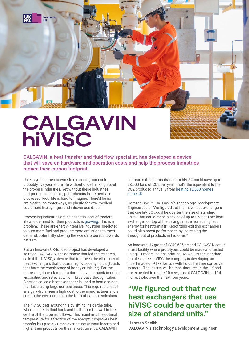 CALGAVIN hiVISC